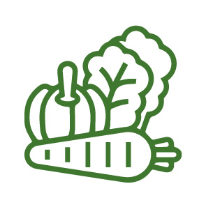 Higienização de frutas e legumes